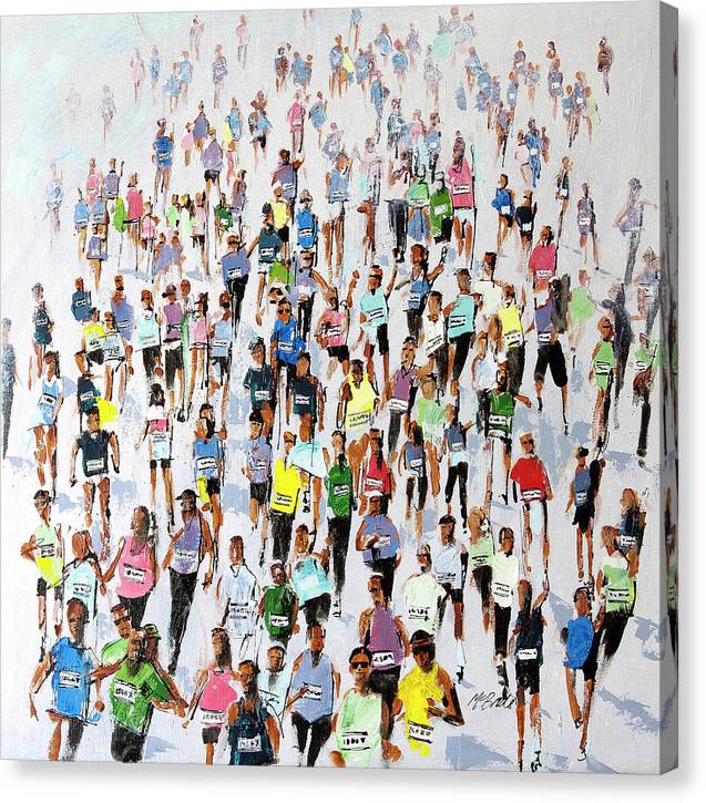 marathon running art