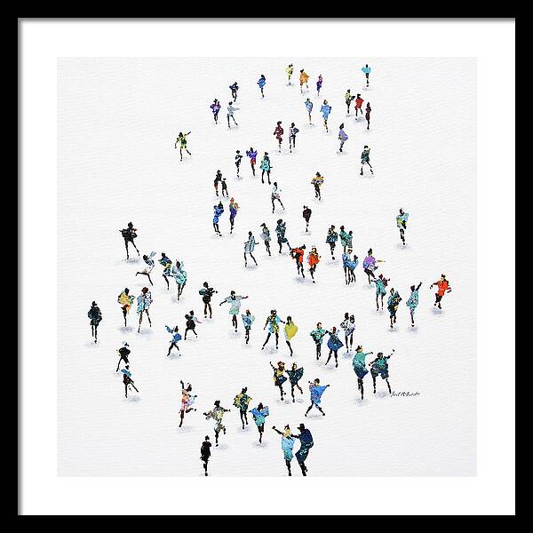 Dance Off - Framed Print